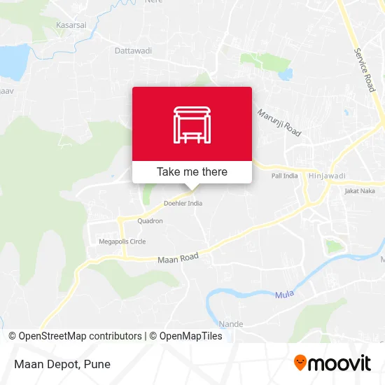 Maan Depot map