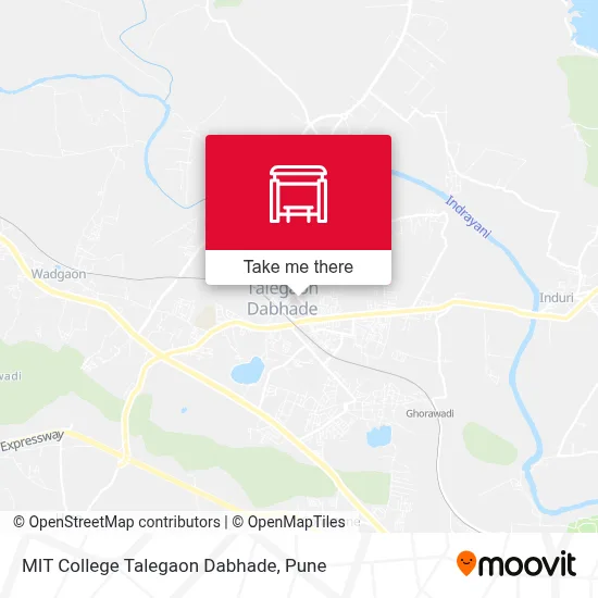 MIT College Talegaon Dabhade map