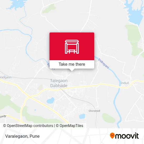 Varalegaon map