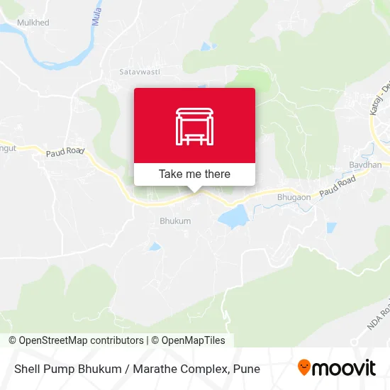 Shell Pump Bhukum / Marathe Complex map