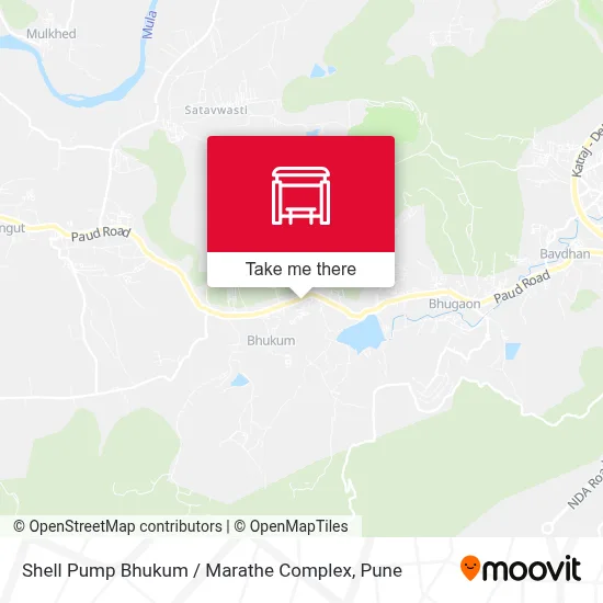 Shell Pump Bhukum / Marathe Complex map