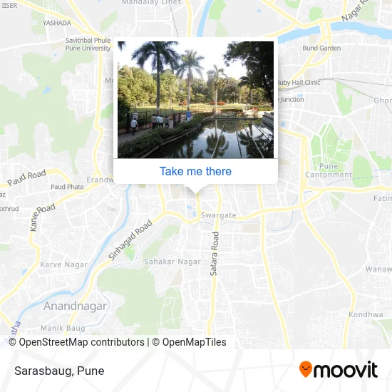 Sarasbaug map
