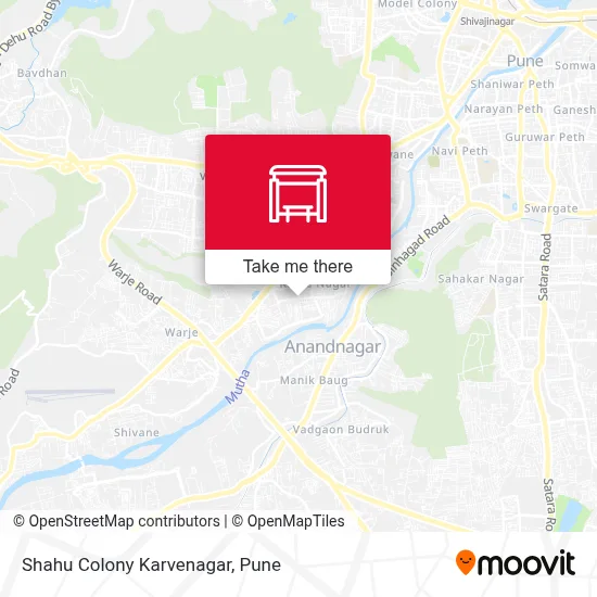 Shahu Colony Karvenagar map
