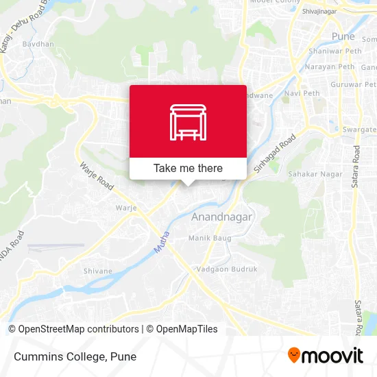 Cummins College map