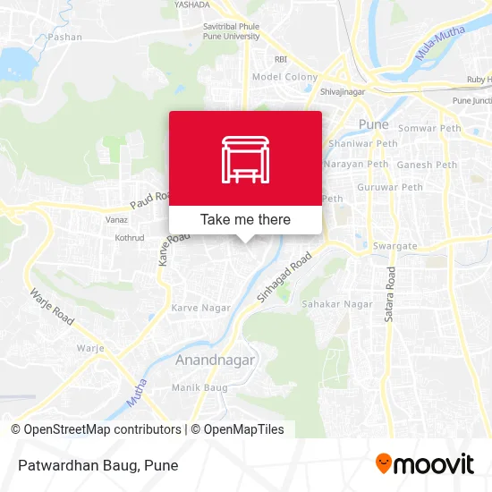 Patwardhan Baug map