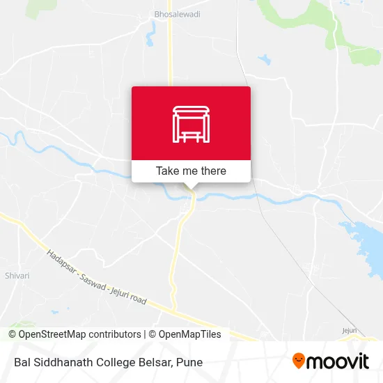 Bal Siddhanath College Belsar map