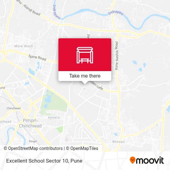 Excellent School Sector 10 map