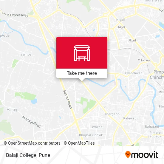 Balaji College map