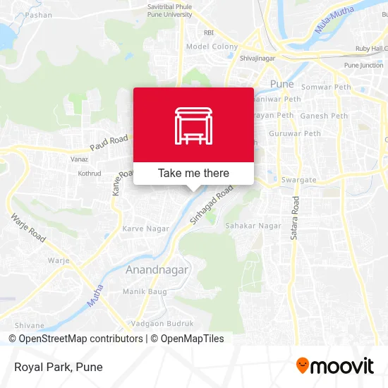 Royal Park map