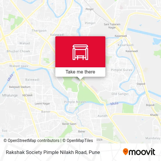 Rakshak Society Pimple Nilakh Road map