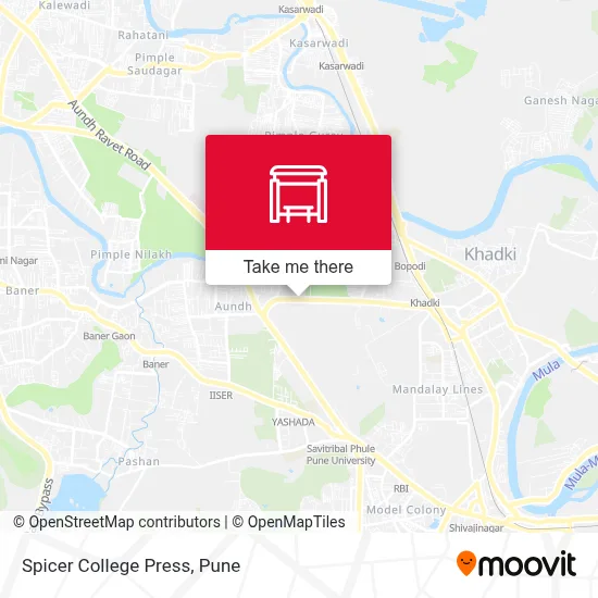 Spicer College Press map