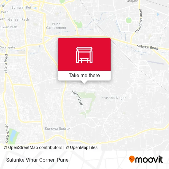 Salunke Vihar Corner map