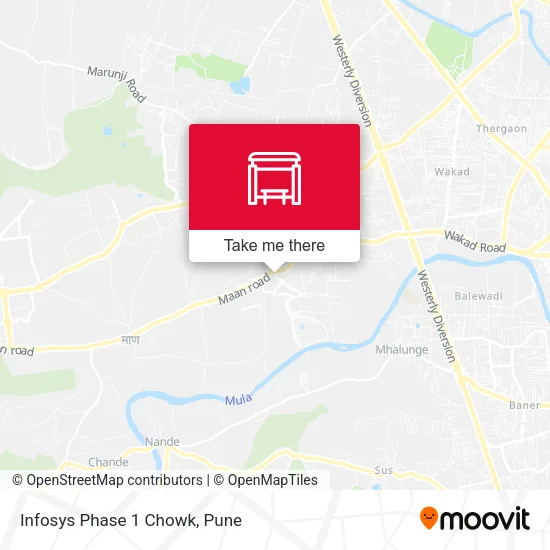 Infosys Phase 1 Chowk map