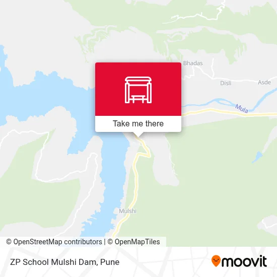 ZP School Mulshi Dam map