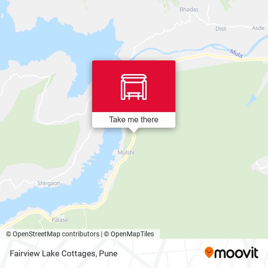 Fairview Lake Cottages map
