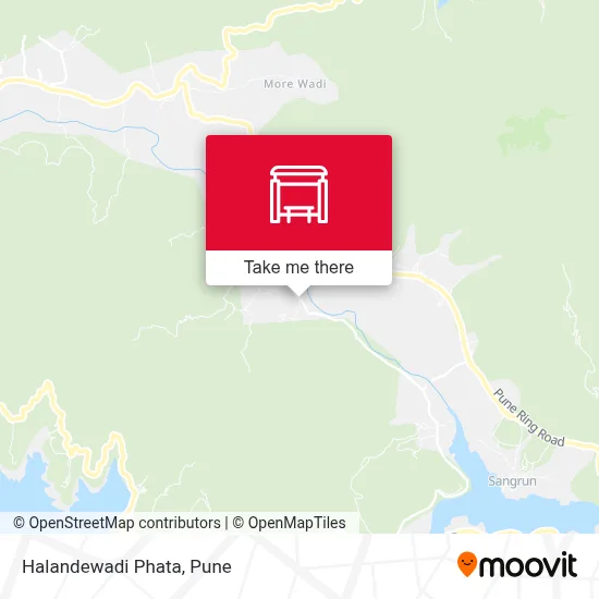 Halandewadi Phata map