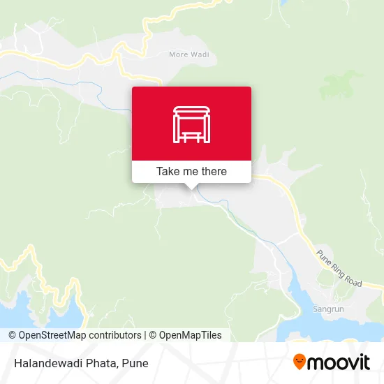 Halandewadi Phata map