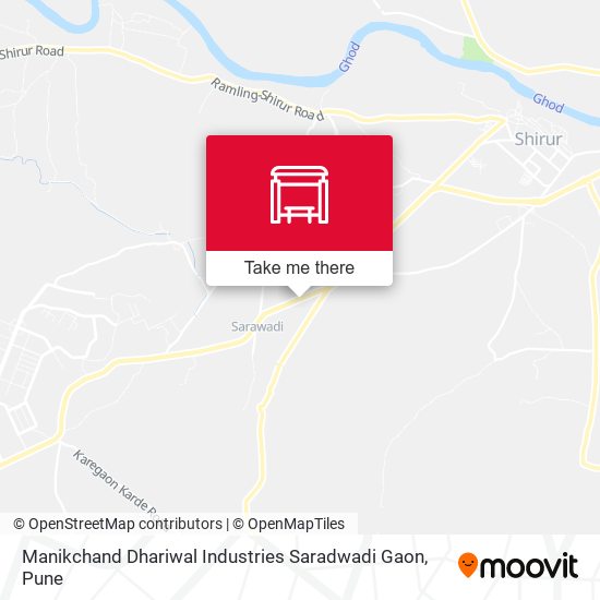 Manikchand Dhariwal Industries Saradwadi Gaon map