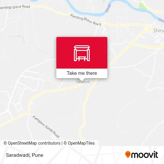 Saradwadi map