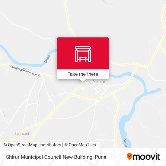 Shirur Nagar Parishad New Building map