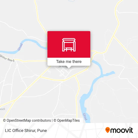 LIC Office Shirur map