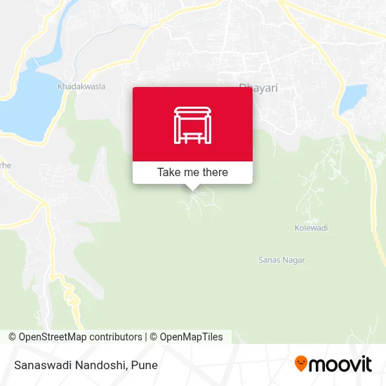 Sanaswadi Nandoshi map