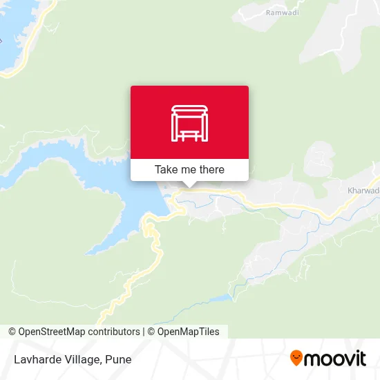 Lavharde Gaon map
