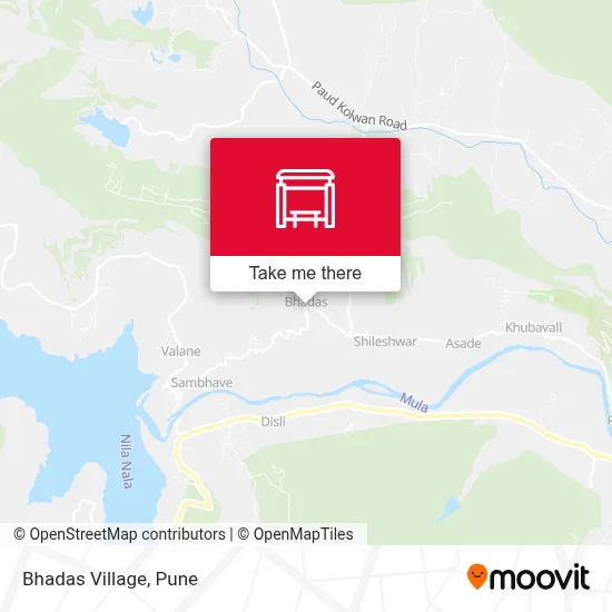 Bhadas Gaon map