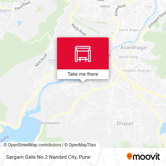 Sargam Gate No.2 Nanded City map