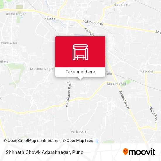 Shirnath Chowk Adarshnagar map