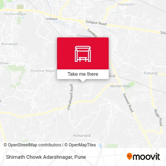Shirnath Chowk Adarshnagar map