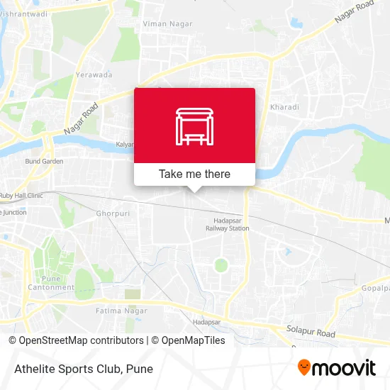 Athelite Sports Club map