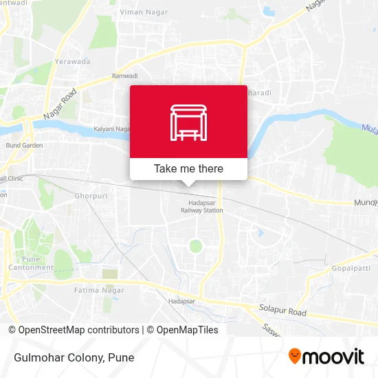 Gulmohar Colony map