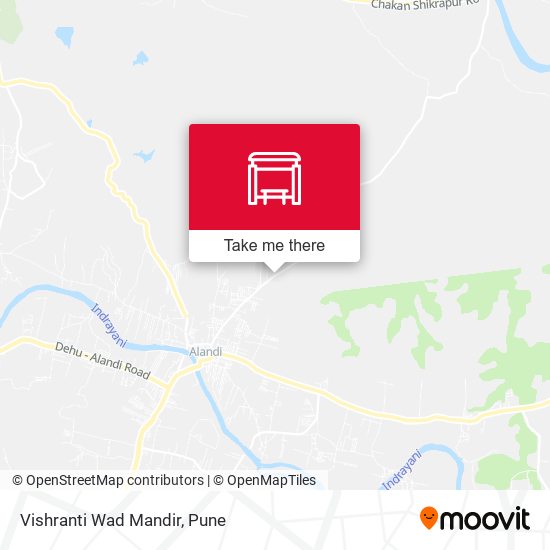 Vishranti Wad Mandir map