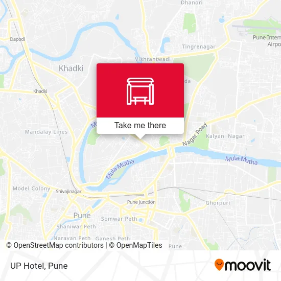 UP Hotel map