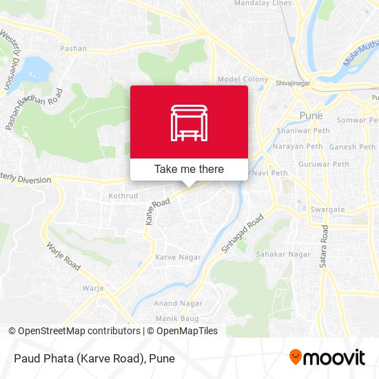 Paud Phata (Karve Road) map