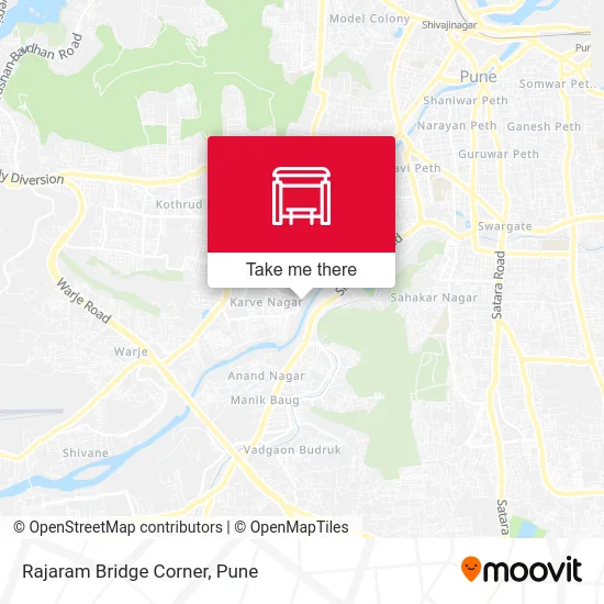 Rajaram Bridge Corner map