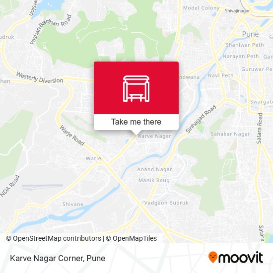 Karve Nagar Corner map