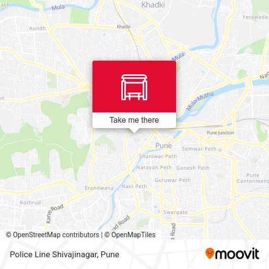 Police Line Shivajinagar map