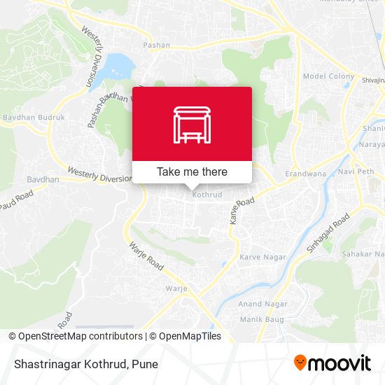 Shastrinagar Kothrud map