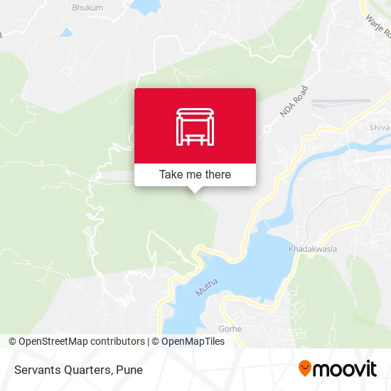 Servants Quarters map