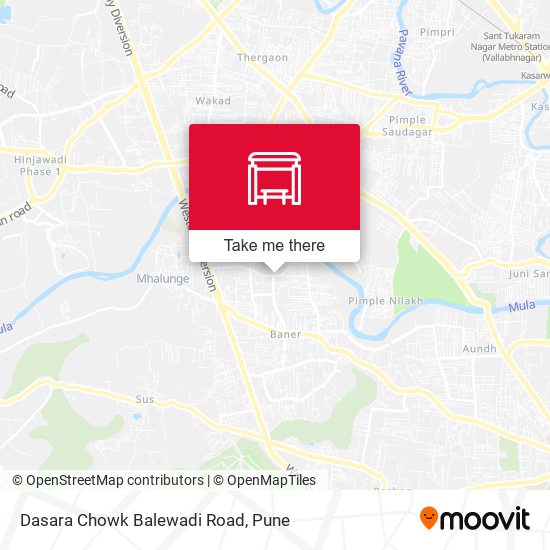 Dasara Chowk Balewadi Road map