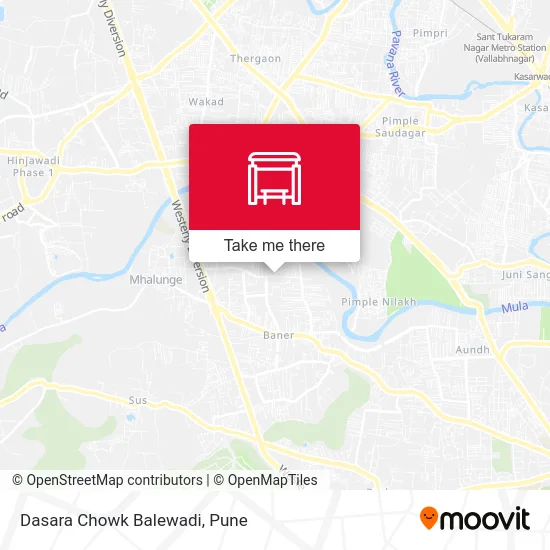 Dasara Chowk Balewadi map