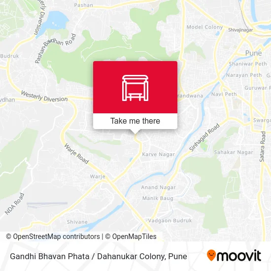 Gandhi Bhavan Phata map