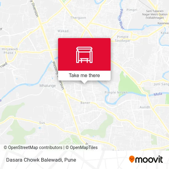Dasara Chowk Balewadi map