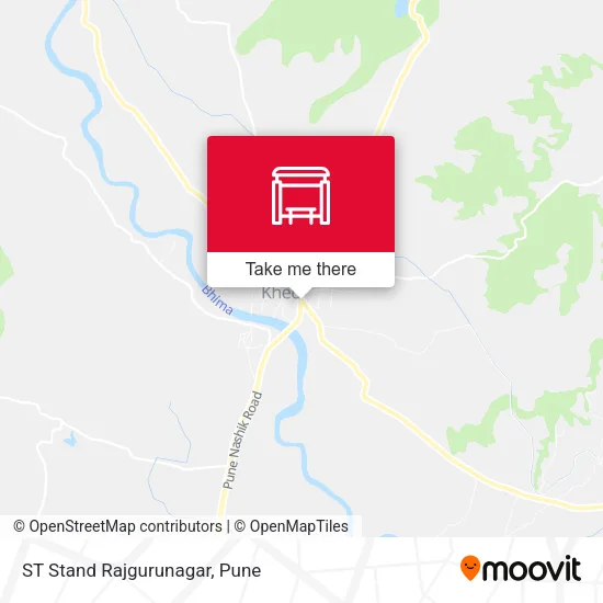ST Stand Rajgurunagar map