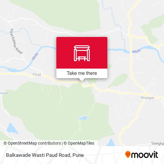 Balkawade Wasti Paud Road map