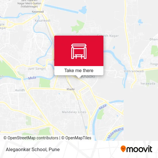 Alegaonkar School map