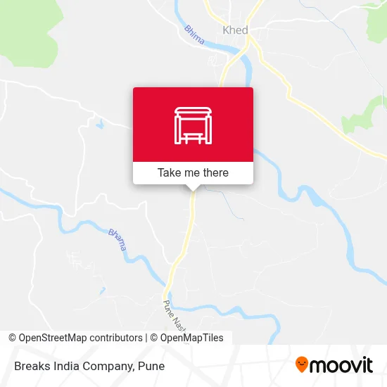 Breaks India Company map