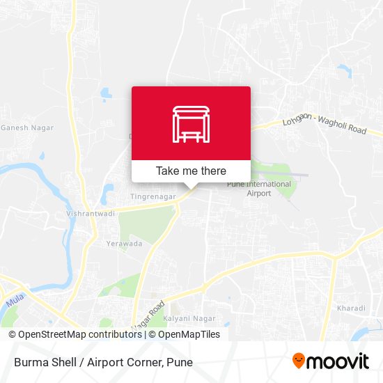Burma Shell / Airport Corner map